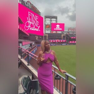 Purple Crisscross Maxi Dress